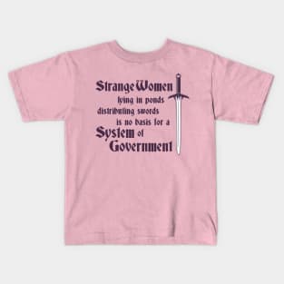 Monty Python Strange Women Kids T-Shirt